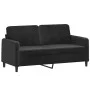 Juego de sofás 2 piezas terciopelo negro de , Sofás - Ref: Foro24-3201979, Precio: 397,96 €, Descuento: %