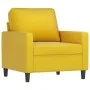 Yellow velvet 4-piece sofa set with cushions by , Sofas - Ref: Foro24-3201970, Price: 728,99 €, Discount: %