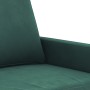Juego de sofás con cojines 2 piezas terciopelo verde oscuro de , Sofás - Ref: Foro24-3201518, Precio: 504,34 €, Descuento: %