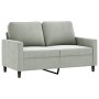 Juego de sofás con cojines 3 piezas terciopelo gris claro de , Sofás - Ref: Foro24-3201526, Precio: 513,87 €, Descuento: %