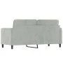 Sofá de 2 plazas de terciopelo gris claro 140 cm de , Sofás - Ref: Foro24-359442, Precio: 171,19 €, Descuento: %