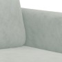 Sofá de 2 plazas de terciopelo gris claro 140 cm de , Sofás - Ref: Foro24-359442, Precio: 172,26 €, Descuento: %