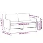 Sofá de 2 plazas de terciopelo gris claro 140 cm de , Sofás - Ref: Foro24-359442, Precio: 171,19 €, Descuento: %