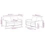 2-piece blue velvet sofa set with cushions by , Sofas - Ref: Foro24-3202003, Price: 516,91 €, Discount: %