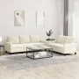 Juego de sofás con cojines 2 piezas terciopelo crema de , Sofás - Ref: Foro24-3201524, Precio: 544,62 €, Descuento: %