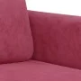 Juego de sofás con cojines 2 piezas terciopelo rojo tinto de , Sofás - Ref: Foro24-3201998, Precio: 483,43 €, Descuento: %