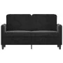 2-seater black velvet sofa 120 cm by , Sofas - Ref: Foro24-359437, Price: 214,59 €, Discount: %