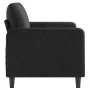2-seater black velvet sofa 120 cm by , Sofas - Ref: Foro24-359437, Price: 214,59 €, Discount: %