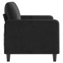 Sofá de 2 plazas terciopelo negro 120 cm de , Sofás - Ref: Foro24-359437, Precio: 229,31 €, Descuento: %