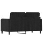 Sofá de 2 plazas terciopelo negro 120 cm de , Sofás - Ref: Foro24-359437, Precio: 229,31 €, Descuento: %