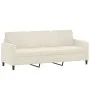 Juego de sofás 2 piezas terciopelo crema de , Sofás - Ref: Foro24-3202022, Precio: 550,09 €, Descuento: %