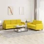 Juego de sofás 2 piezas terciopelo amarillo de , Sofás - Ref: Foro24-3202020, Precio: 512,33 €, Descuento: %