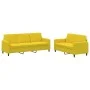 Juego de sofás 2 piezas terciopelo amarillo de , Sofás - Ref: Foro24-3202020, Precio: 512,33 €, Descuento: %