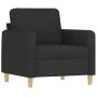 Juego de sofás con cojines 3 piezas tela negro de , Sofás - Ref: Foro24-3202074, Precio: 753,90 €, Descuento: %