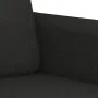 Juego de sofás con cojines 3 piezas tela negro de , Sofás - Ref: Foro24-3202074, Precio: 753,90 €, Descuento: %
