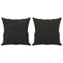 Juego de sofás con cojines 3 piezas tela negro de , Sofás - Ref: Foro24-3202074, Precio: 753,90 €, Descuento: %