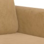 Juego de sofás con cojines 2 piezas terciopelo marrón de , Sofás - Ref: Foro24-3202041, Precio: 550,96 €, Descuento: %