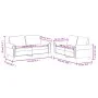 2-teilige Sofagarnitur aus schwarzem Kunstleder mit Kissen von , Sofas - Ref: Foro24-3202150, Preis: 455,14 €, Rabatt: %