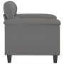 Sillón de tela microfibra gris oscuro 60 cm de , Sofás - Ref: Foro24-359551, Precio: 167,27 €, Descuento: %