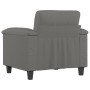 Sillón de tela microfibra gris oscuro 60 cm de , Sofás - Ref: Foro24-359551, Precio: 167,27 €, Descuento: %