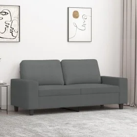 Sofá de 2 plazas de tela gris oscuro 140 cm de , Sofás - Ref: Foro24-359392, Precio: 274,40 €, Descuento: %