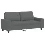 2-seater sofa in dark gray fabric 140 cm by , Sofas - Ref: Foro24-359392, Price: 274,40 €, Discount: %