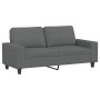 Sofá de 2 plazas de tela gris oscuro 140 cm de , Sofás - Ref: Foro24-359392, Precio: 294,70 €, Descuento: %