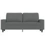 Sofá de 2 plazas de tela gris oscuro 140 cm de , Sofás - Ref: Foro24-359392, Precio: 274,40 €, Descuento: %