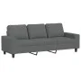 Sofá de 3 plazas de tela gris oscuro 180 cm de , Sofás - Ref: Foro24-359400, Precio: 274,42 €, Descuento: %