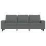 Sofá de 3 plazas de tela gris oscuro 180 cm de , Sofás - Ref: Foro24-359400, Precio: 274,42 €, Descuento: %