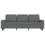 Sofá de 3 plazas de tela gris oscuro 180 cm de , Sofás - Ref: Foro24-359400, Precio: 278,42 €, Descuento: %