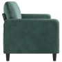 Sofá de 3 plazas terciopelo verde oscuro 180 cm de , Sofás - Ref: Foro24-359454, Precio: 331,83 €, Descuento: %