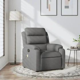 Sillón de masaje reclinable de tela gris oscuro de , Sillones - Ref: Foro24-373475, Precio: 260,78 €, Descuento: %