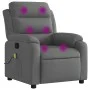 Sillón de masaje reclinable de tela gris oscuro de , Sillones - Ref: Foro24-373475, Precio: 260,78 €, Descuento: %