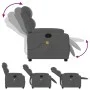 Sillón de masaje reclinable de tela gris oscuro de , Sillones - Ref: Foro24-373475, Precio: 260,78 €, Descuento: %