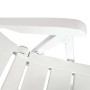 Sillas de jardín reclinables 2 unidades plástico blanco de vidaXL, Sillas de jardín - Ref: Foro24-43895, Precio: 160,10 €, De...