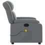 Sillón de masaje reclinable cuero sintético gris de , Sillones - Ref: Foro24-373570, Precio: 218,59 €, Descuento: %