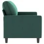 Sofá de 2 plazas de terciopelo verde oscuro 140 cm de , Sofás - Ref: Foro24-359201, Precio: 257,50 €, Descuento: %