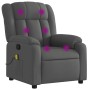 Sillón de masaje reclinable de tela gris oscuro de , Sillones - Ref: Foro24-373587, Precio: 222,87 €, Descuento: %