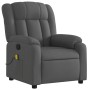 Sillón de masaje reclinable de tela gris oscuro de , Sillones - Ref: Foro24-373587, Precio: 222,87 €, Descuento: %