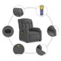 Sillón de masaje reclinable de tela gris oscuro de , Sillones - Ref: Foro24-373587, Precio: 220,01 €, Descuento: %