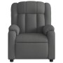 Sillón de masaje reclinable de tela gris oscuro de , Sillones - Ref: Foro24-373587, Precio: 222,87 €, Descuento: %