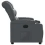 Sillón reclinable de cuero sintético gris de , Sillones - Ref: Foro24-374136, Precio: 209,63 €, Descuento: %