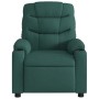 Sillón de masaje reclinable de tela verde oscuro de , Sillones - Ref: Foro24-374162, Precio: 277,08 €, Descuento: %