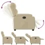 Elektrischer Liegesessel aus cremefarbenem Stoff von , Sessel - Ref: Foro24-3204965, Preis: 289,32 €, Rabatt: %