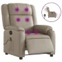 Sillón reclinable de masaje eléctrico cuero sintético capuchino de , Sillones - Ref: Foro24-3205149, Precio: 298,68 €, Descue...