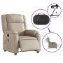 Sillón reclinable de masaje eléctrico cuero sintético capuchino de , Sillones - Ref: Foro24-3205149, Precio: 298,68 €, Descue...