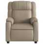 Sillón reclinable de masaje eléctrico cuero sintético capuchino de , Sillones - Ref: Foro24-3205149, Precio: 296,73 €, Descue...