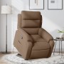 Sillón reclinable elevable de tela marrón de , Sillones - Ref: Foro24-3204984, Precio: 304,05 €, Descuento: %