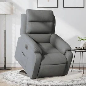 Sillón eléctrico reclinable elevable de tela gris oscuro de , Sillones - Ref: Foro24-3205005, Precio: 334,02 €, Descuento: %